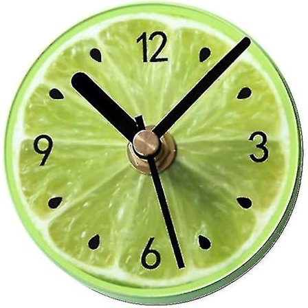 Magnetisk kjøleskapsklokke Kjøleskapsmagneter Klistremerke Rund fruktmønster Messa