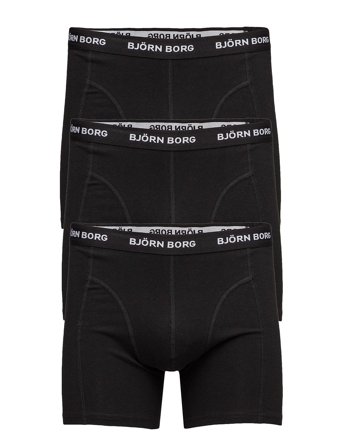 Björn Borg Cotton Stretch Boxer 3P - Black - XL