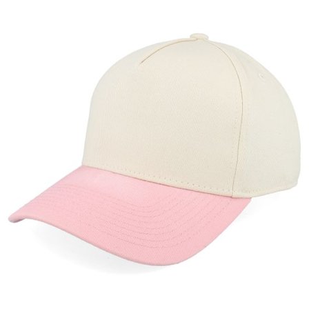 Equip - Beige adjustable Keps - Blank Stone/Light Pink A-frame Adjustable @ Hatstore