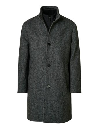 Selected | Slmrainar Wool Blend Coat Noos | S