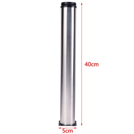 Justerbara skåpsben Köksfötter i rostfritt stål Runda Sta