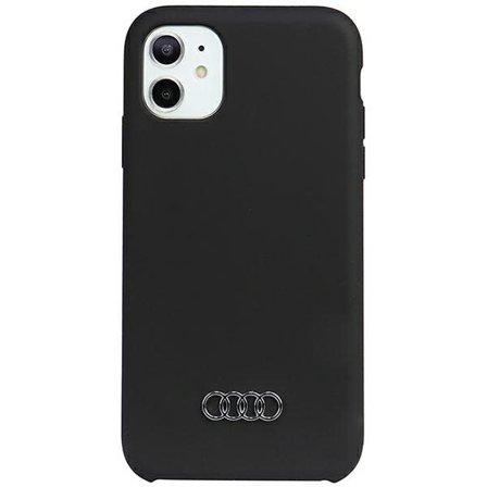 Audi silikonetui iPhone 12/12 Pro 6,1" svart/svart hardcase AU-LSRIP12P-Q3/D1-BK