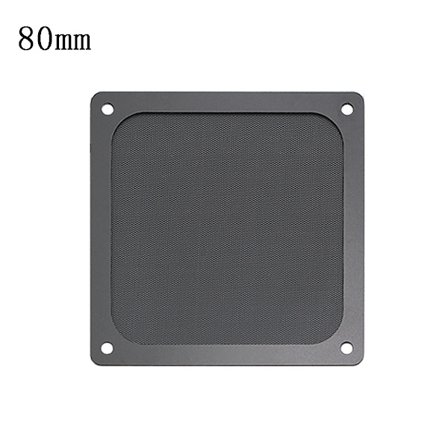 Magnetisk støvfilter Støvtæt mesh blæserdæksel Netgrillbeskytter med hul til pc Computer til kabinet køleventilatortilbehør