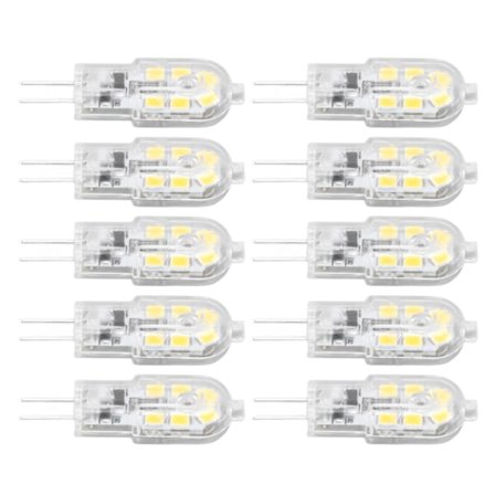 10-pakning G4 LED-lamper - Dimbar & Høy CRI for lyst, varmt lys [ZHE]