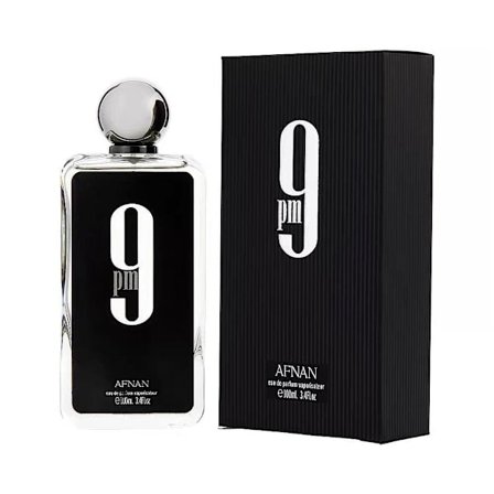 Afnan 9 PM Eau De Parfum Spray för män 100ml/3.4 Fl Oz Helt Ny Original~