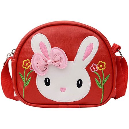 Veske for små jenter, veske for småbarn til barn, bursdagsgave, Halloween, jul (rød)