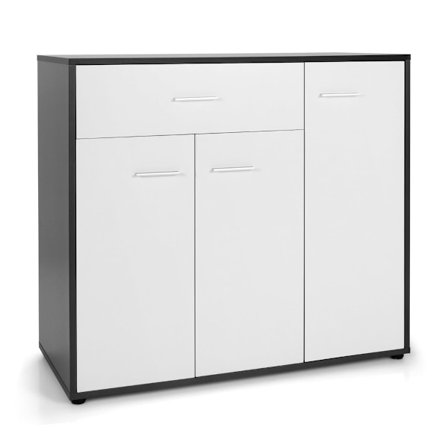 Køkkenskænk med skuffe, justerbar hylde, 88x40x80 cm