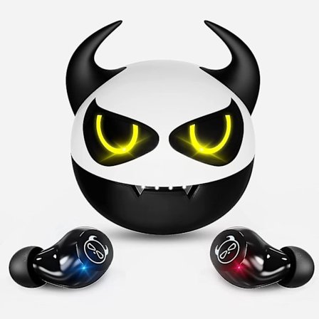 Bluetooth-hörlurar, trådlösa hörlurar med laddningsfodral IPX5 vattentäta Bluetooth-headset