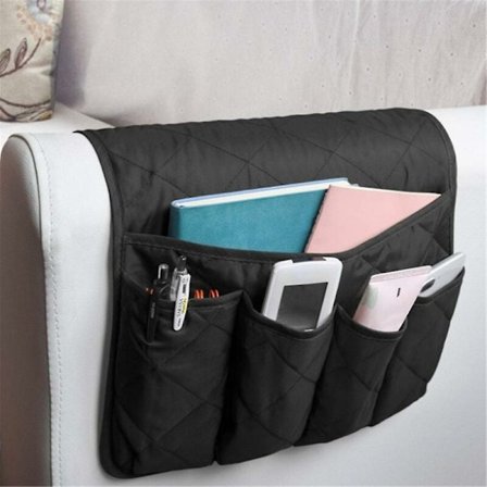 Fickförvaringspåsar Soffa Stol Fåtölj Caddy Multifickor Organizer Hållare Väska
