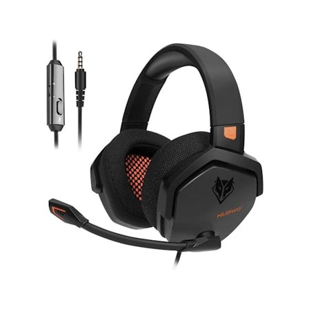 Gaming Headset Ps4 Xbox One Gaming Headset med brusreducering och trådbunden handkontroll för Ps4 Xbox One Pc Orange YEMAESRE