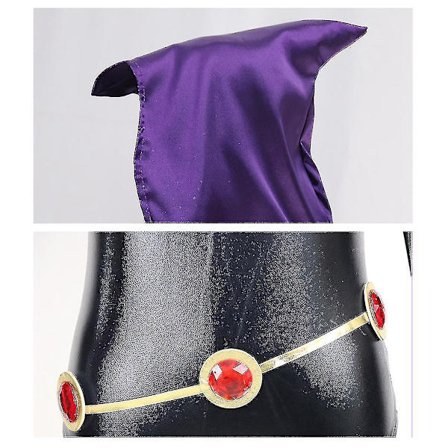 Anime cos Raven Teen Titans Dodo Cosplay Kostume, Halloween