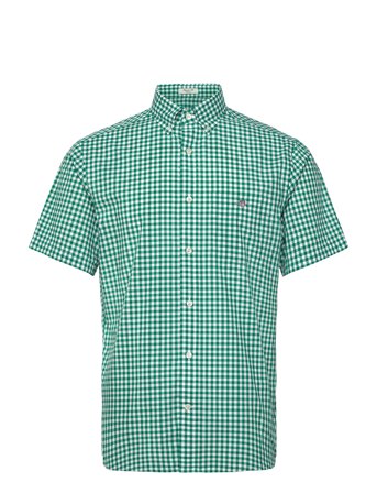 GANT | Reg Poplin Gingham Ss Shirt | S