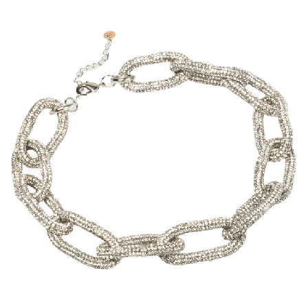 pfgSTOCKHOLM Oh Yes Halsband Dam Silver ONESIZE