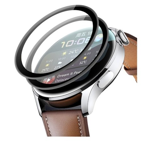 2Pcs ENKAY Huawei Watch 3 3D curved edge + tempered glass screen protector
