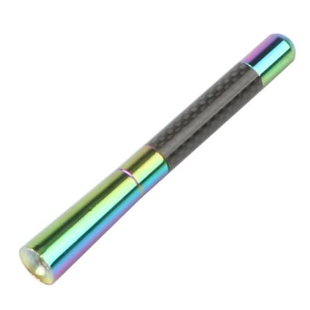 Carbon Fiber Biltaksantenne Med M3 M4 M5 M6 Skruer 12cm Svart Fargerik Radioantenne Universal Car Styling Tilbehør| | Colorful