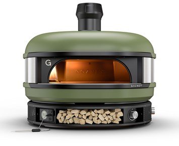Gozney-Dome Dual Fuel Olive - LPG-Allsidig utendørsovn av profesjonell kvalitet-Barbecue-Pizzaovn
