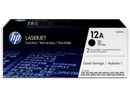 HP Toner Q2612AD 12A 4K svart 2/fp - Lyreco - Toner och bläck - Tonerkassetter - Toner HP
