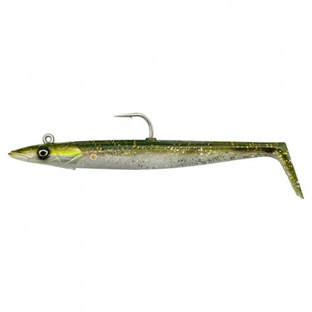 Savage Gear Sandeel V2 17cm 65g Sinking 2+1 - Green Silver