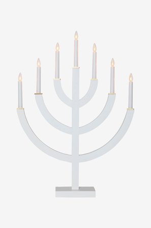 Star Trading - Ljusstake Anno 71cm - Vit - Adventsljusstakar - Från Homeroom