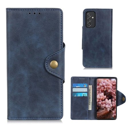 Alpha läder Samsung Galaxy A82 5G fodral - Blå