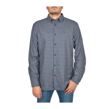 Emporio Armani, Shirts Blauw, Heren, Maat:S