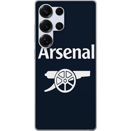 Yhteensopiva Puhelinkuori Samsung Galaxy S25 Ultra Arsenal FC logo - tummansininen ja valkoinen muotoilu klassisella tykillä, täydellinen urheilufanei