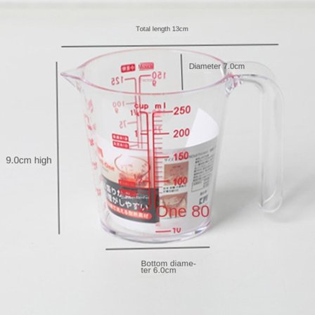 Målekopp Målekrukke Melkemålesylinder