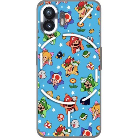 Kompatibelt Mobilskal till Nothing Nothing Phone (2) Nintendo Mario Mönster Switch Spel