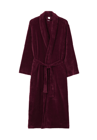 Å WOMAN Morgonrock i fleece CINDY Morgonrockar Röd L/XL