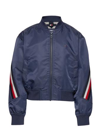 Global Stripe Taped Bomber Blue Tommy Hilfiger