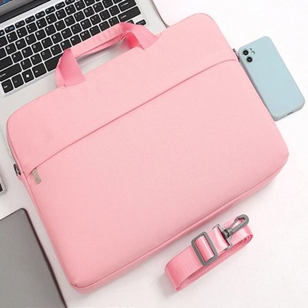 11 13 14 15.6 Tommer Laptop Taske Håndtaske Rosa Pink-FF-