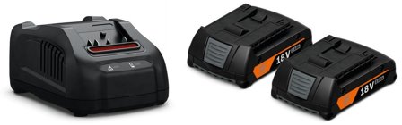 Fein 92604244010 Latauspaketti 2 kappaletta 2,0 Ah-akkuja ja laturi, Koneiden tarvikkeet & käyttöosat