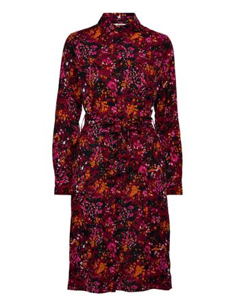 Objrawena L/S Dress 123 Burgundy Object