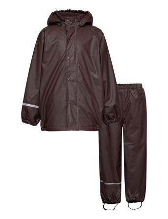 Rainwear Set -Solid, W.fleece Brown CeLaVi