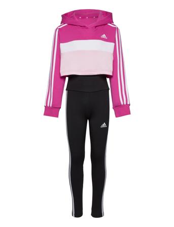 Jg 3S Tib Fl Ts Sets Tracksuits Rosa Adidas Sportswear*Betinget Tilbud