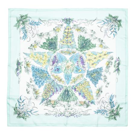 Hermès Vintage, Pre-owned Scarf Groen, Dames, Maat:ONE Size