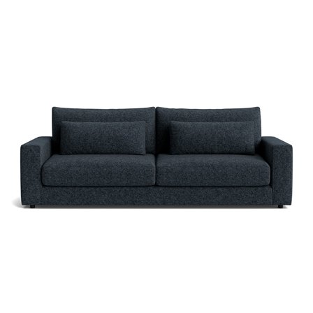 Sevilla 3 personers sofa - Modesto Mørkeblå - 238x108x85 - Sofa, 3 personers sofa