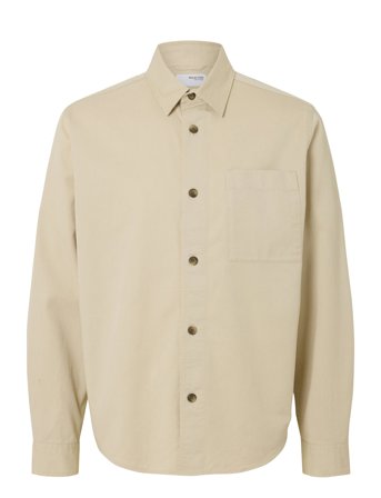 Slhace Thais Overshirt Cream Selected