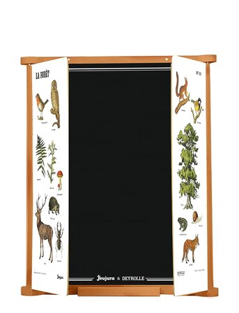 JeuJura Blackboard - Wall Triptych 82 Cm - Forest Deyrolle - Multi/patterned - ONE SIZE
