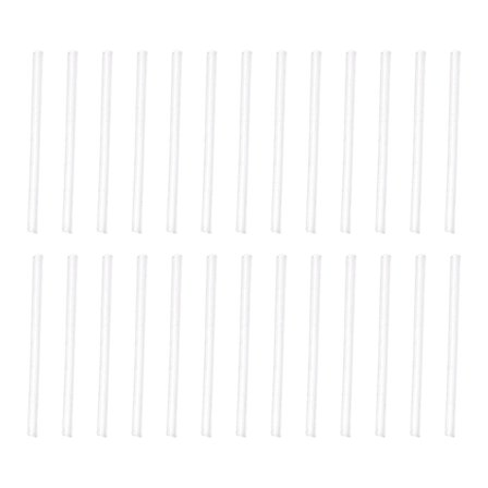 50-pack anti-allergiska örhängesskydd för känsliga öron (2X0,1X0,1CM, vita)