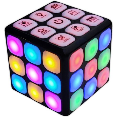 Taikakuutio | Vilahtava kuutio | 7-in-1 käsikäyttöinen peli lapsille | Muisti- ja aivopeli