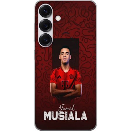 Kompatibelt Mobildeksel til Samsung Galaxy S25 Jamal Musiala Bayern München Tyskland fotballspiller Bundesliga-stjerne offensiv driblingstyrke ung sup
