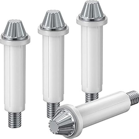 4 stk Dørbeslag Dørfjeder 2 2