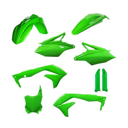 Kit Plastiche Completo Acerbis Kawasaki Verde - Kawasaki KX 450F 2016-2018