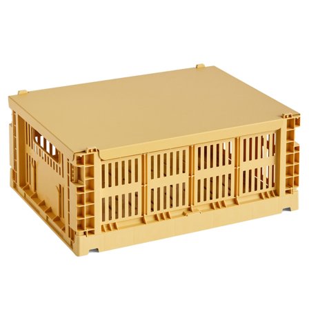 Hay Låg, Colour Crate, golden yellow, medium | KitchenOne