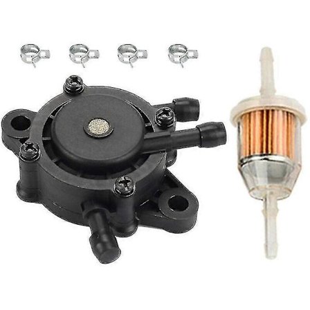 Bränslepump med bränslefilterklämmor för John Deere La110 La115 La145 La105 La120 La125 La130 La135 La140 La150 La155 La165 La175 Gräsklippare-In (FMY