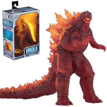 Godzilla 2019 Movie Nuclear Jet Energy Edition Rörlig Modell Röd