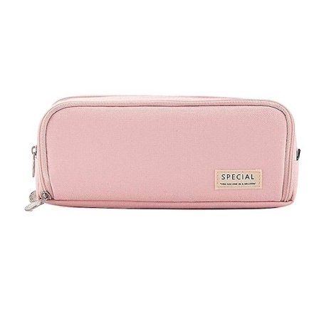 ANGOO Suurikokoinen Kynäkotelo 3 Lokerolla, Kynäpussi Kouluun Teini-ikäisille Tytöille ja Pojille, Miehille ja Naisille (Pi {db}