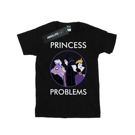 Disney Boys Villains Princess Headaches T-Shirt 7-8 år Svart