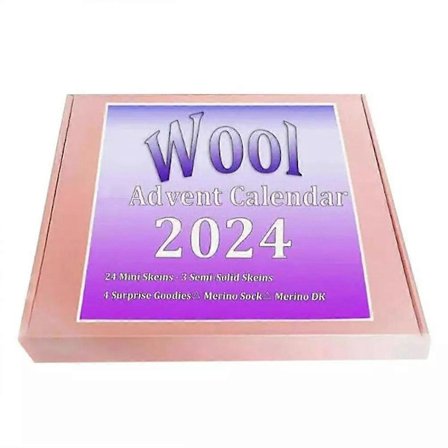 2024 Ull-Adventskalender Garn Nedräkningskalender Ask Yule Garn Adventskalender